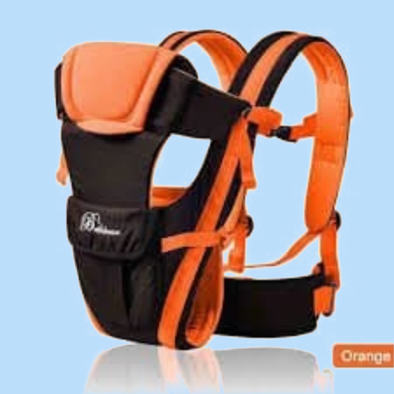 Beth Bear Baby Brand Carrier Backpack Breathable Front Facing 4 in 1 Infant Comfortable(Clour Black Orange)