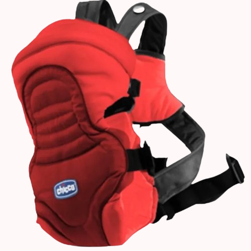 Chicco Baby Carrier Bag Adjustable Hands Free 3 in 1 Baby Safety Belt Child (Chicco brand Red Color)